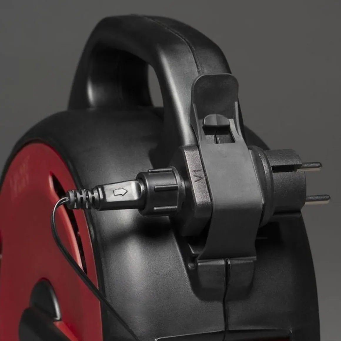 Slynge 600 LED 42 meter julelys på kabeltrommel IP44 - Varmhvit