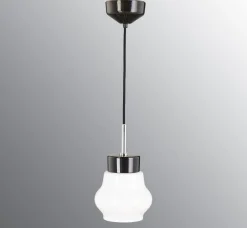 Smycka Emma pendel Svart/Opal Hvit