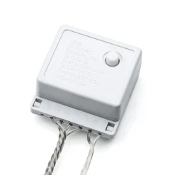 Snøfnugg med 90 varmhvite LED 58 cm IP44 utendørs