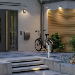 Solar LED pullert 1,22W 3000 Kelvin m/bevegelses sensor IP44 - Solcelle