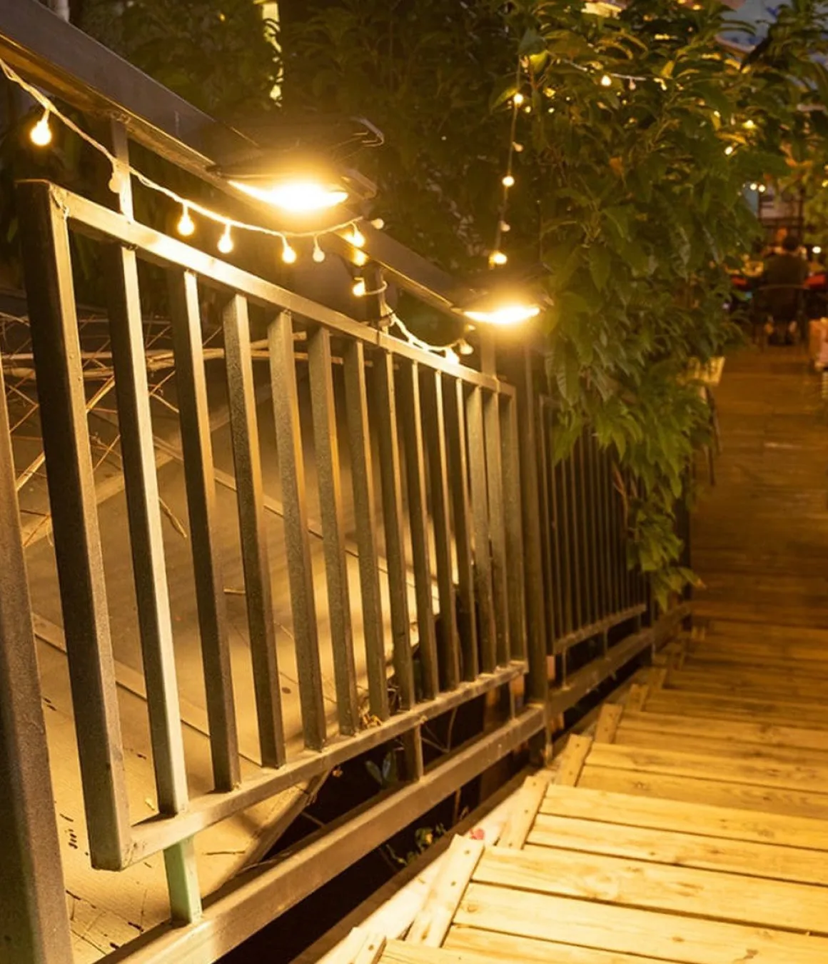 Solar Sensor clips vegglampe utendørs 4W 3000K IP65 - Solcelle