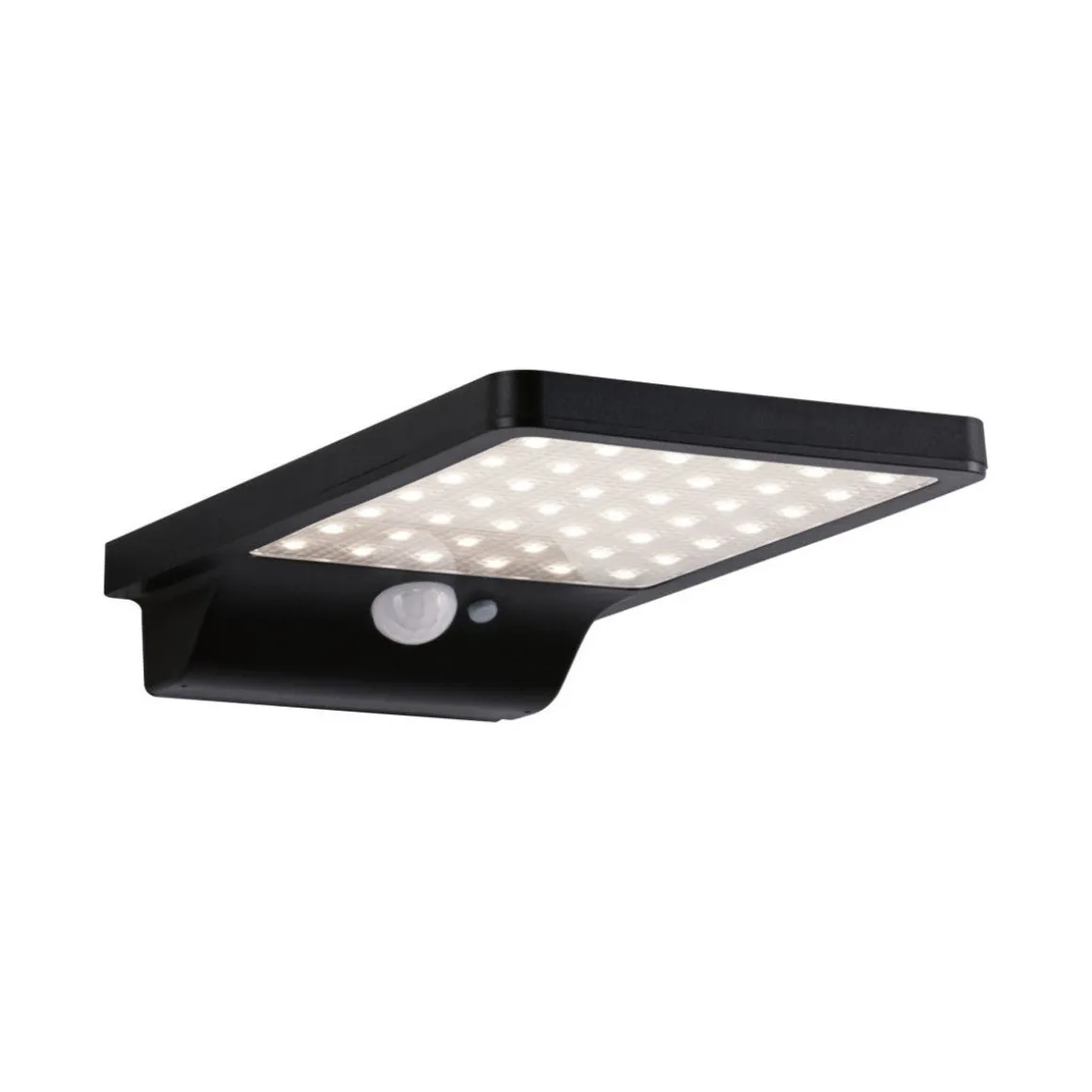 Solveig vegglampe utendørs 4,8W 3000 Kelvin m/bevegelses sensor - Solcelle