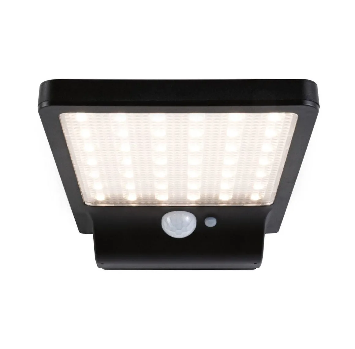 Solveig vegglampe utendørs 4,8W 3000 Kelvin m/bevegelses sensor - Solcelle