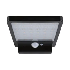 Solveig vegglampe utendørs 4,8W 3000 Kelvin m/bevegelses sensor - Solcelle