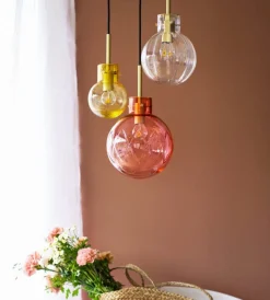 Sommereng Krystallkuler 3 stk - Sort Baldakin