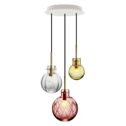 Sommereng Krystallkuler 3 stk - Sort Baldakin