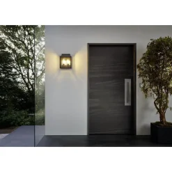 Soncino vegglampe utendørs IP44 - Svart