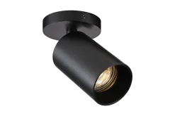 Spoton Circle takspot 1 lys GU10 - Svart