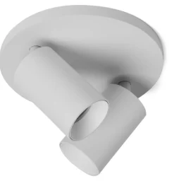 Spoton Circle takspot 2 lys GU10 - Hvit