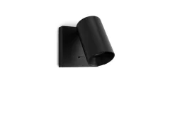 Spoton firkantet vegglampe GU10 med bryter