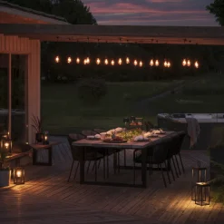 Startsett Lysslynge 10 lys, nedheng utskiftbar - Amber