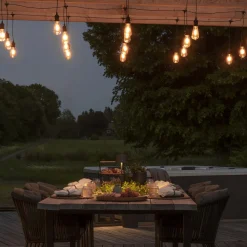 Startsett Lysslynge 10 lys, nedheng utskiftbar - Amber