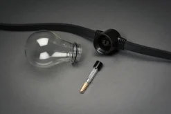 Startsett Lysslynge 10 lys med tykk ledning - Amber