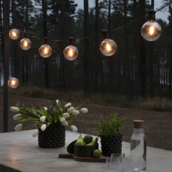 Startsett Lysslynge 10 lys utskiftbar - Amber