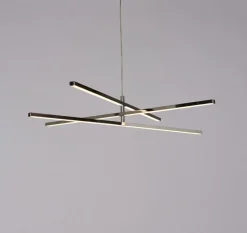 Stick takpendel 60 cm dimbar led - Krom