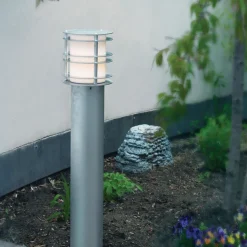 Stockholm pullert 1464 opalglass - Galvanisert stål