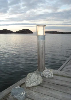 Stockholm pullert 1464 opalglass - Galvanisert stål