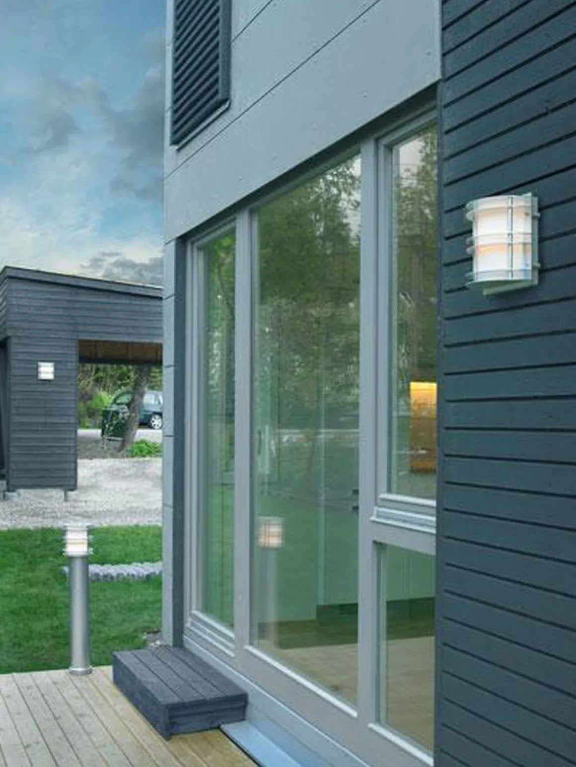 Stockholm veggskjold LED