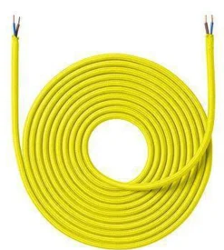 Stoffledning 4 meter uten jord - Gul