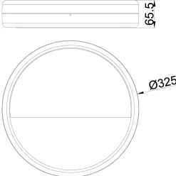 Storm 325 vegglampe 3000/4000 Kelvin 10/18/24W IP65