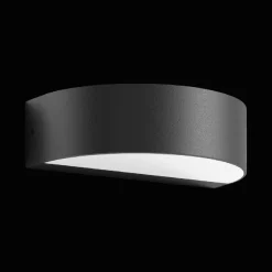 Subra vegglampe opp/ned utendørs 2x4,5W IP54 - Mørk grå