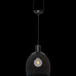 Sunlight solcelle pendel large utendørs m/sensor - Svart