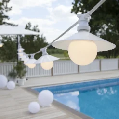 System Expo lysslynge 10 lys E27 - Hvit