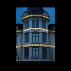 System led istappslynge 3 meter 50 lys varmhvit - Svart