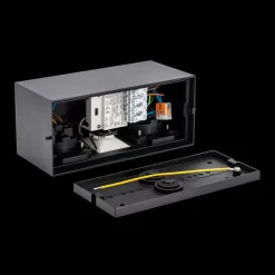 Talos vegglampe utendørs IP54 8W m/dobbel stikkontakt