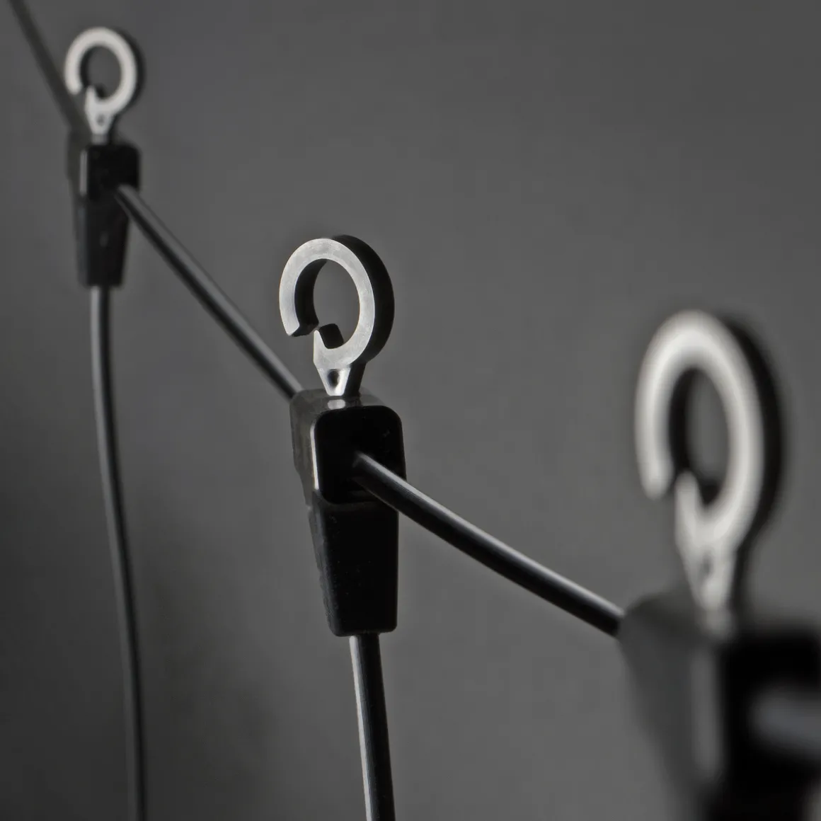 Tilleggsslynge 10 lys nedhengt utskiftbar - Amber