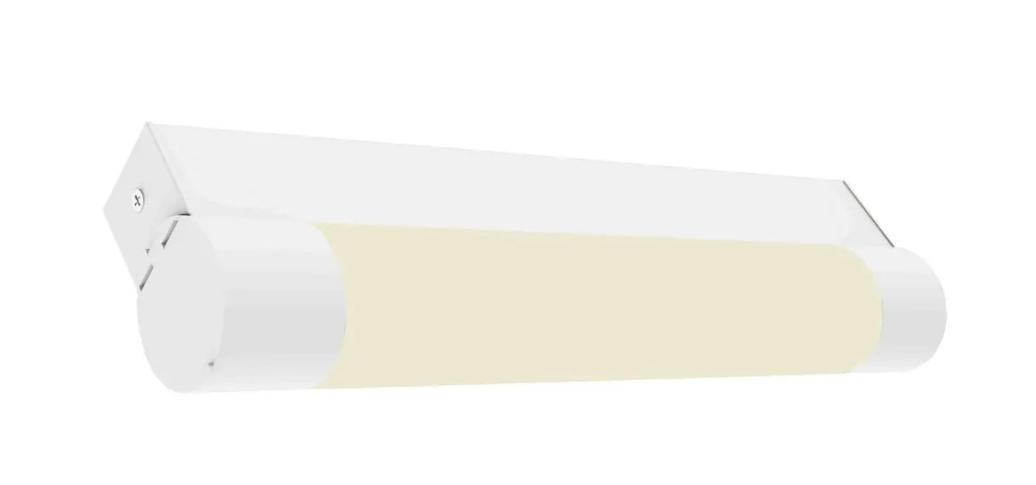 Titan 40 vegglampe for baderom 12W 2700 Kelvin IP44 m/stikkontakt - Dimbar