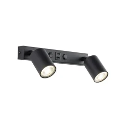 Top vegglampe med USB