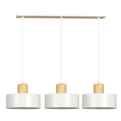 Torin trippel takpendel - Hvit/Tre