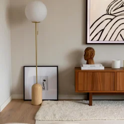 Torrano gulvlampe - Travertine