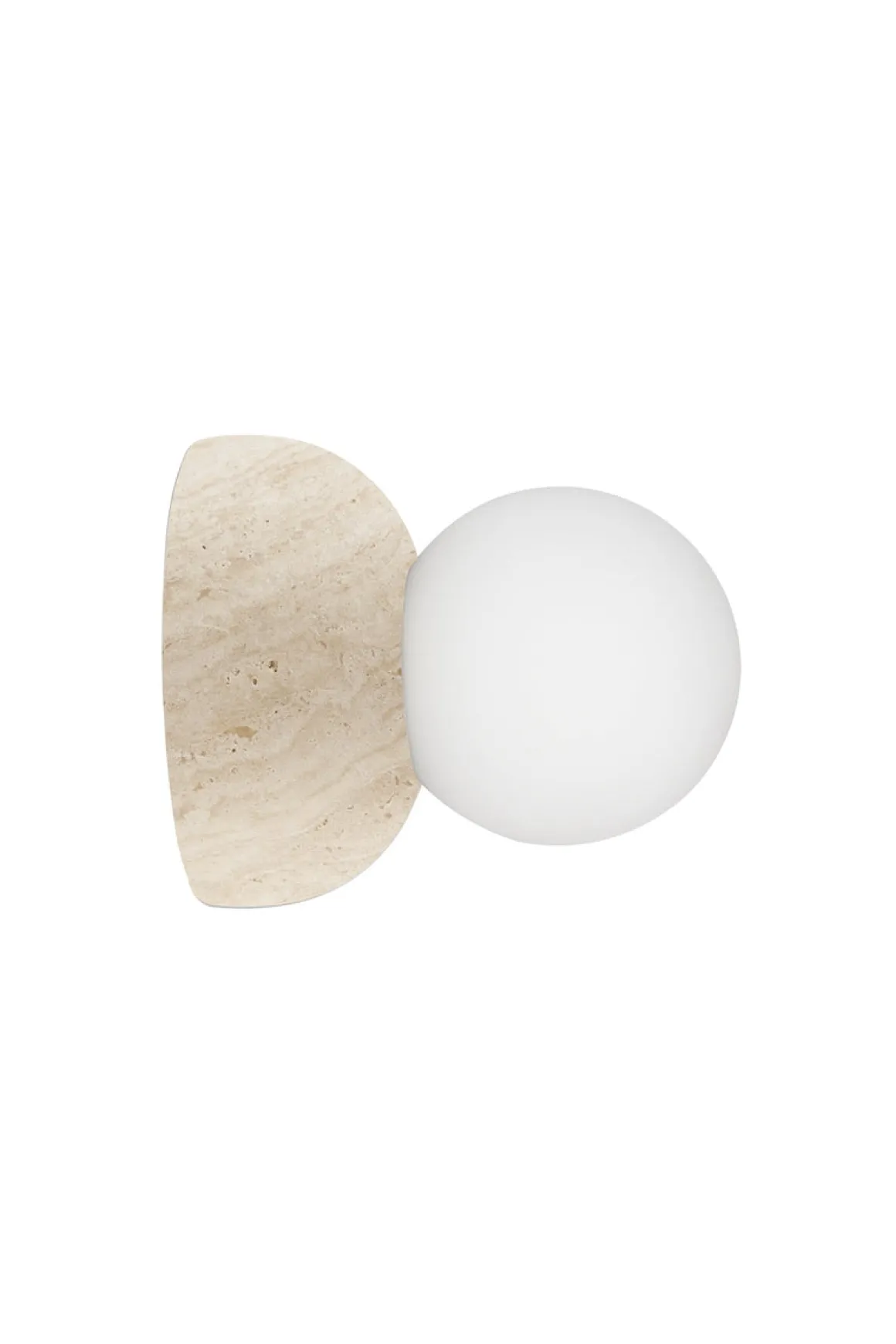 Torrano vegg og taklampe - Travertine
