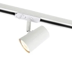 Trackline Conic spotskinne 1,5 meter 5 spot - Hvit