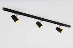 Trackline Conic spotskinne 1 meter 3 spot - Svart/Gull