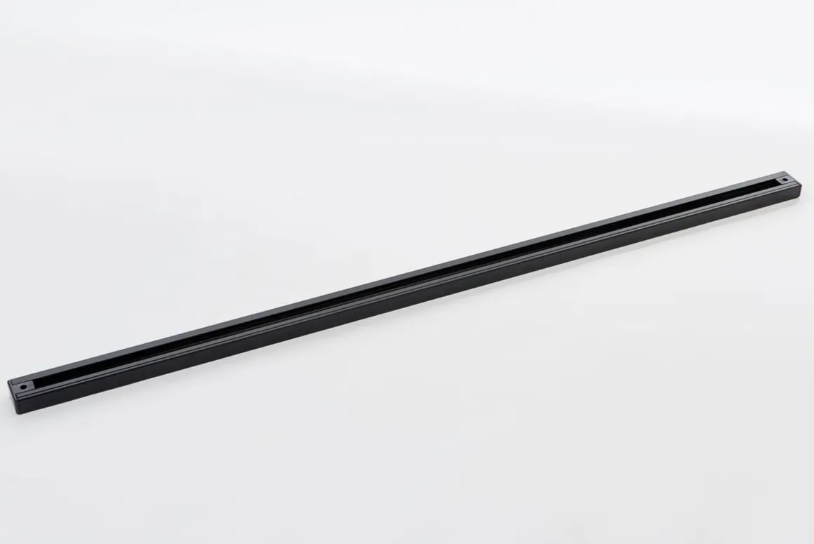 Trackline 1,5meter skinne - Svart