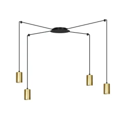 Traker 4 takpendel - Svart/Gullfarget