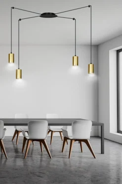 Traker 4 takpendel - Svart/Gullfarget