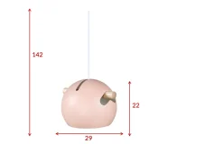 Tubbie takpendel 29 cm - Dusty Pink