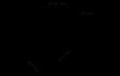 Tube Micro S takspot 7W 2000-2800K dim to warm