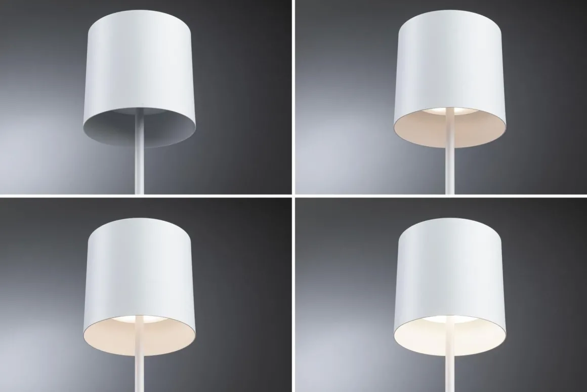 Tuni portabel bordlampe oppladbar 2,8W 2700 Kelvin IP44