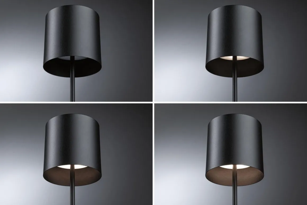 Tuni portabel bordlampe oppladbar 2,8W 2700 Kelvin IP44