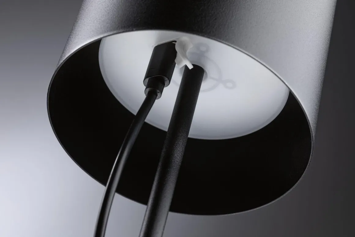 Tuni portabel bordlampe oppladbar 2,8W 2700 Kelvin IP44