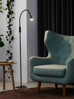 Twist gulvlampe 3W 3000K 3 step dim - Svart