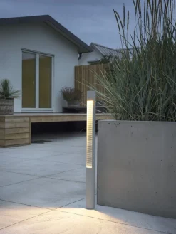 Udine pullert utendørs 97 cm 12W 3000K IP65 - Hvit