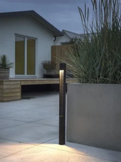 Udine pullert utendørs 97 cm 12W 3000K IP65 - Svart