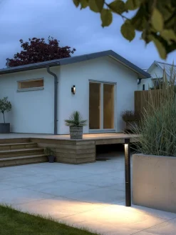 Udine pullert utendørs 97 cm 12W 3000K IP65 - Svart