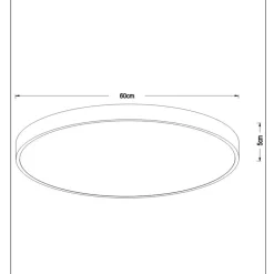 Unar taklampe Ø60cm 3 step dim